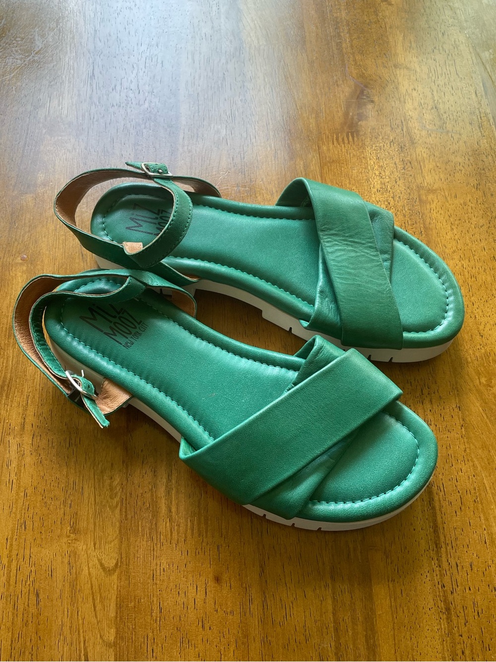 Miz Mooz Green Sandals